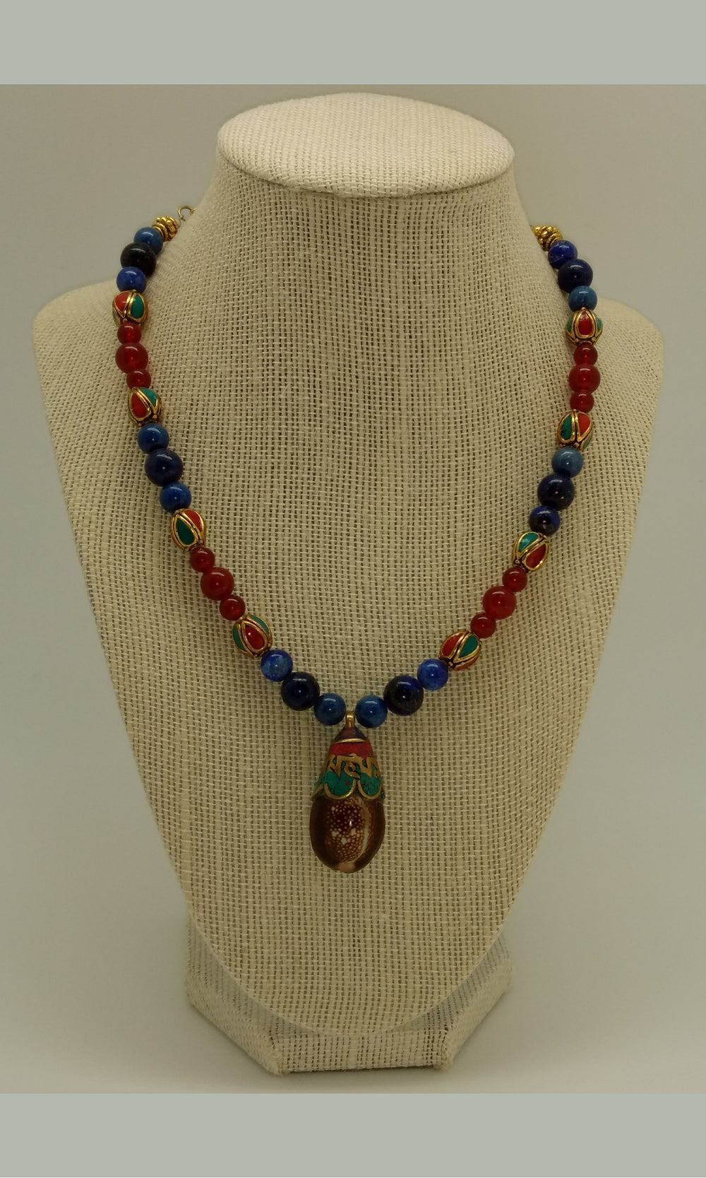 Egyptian-Inspired Lapis Lazuli & Carnelian